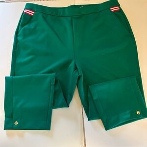 Isaac Mizrahi Clubhouse Vibrant Green capris